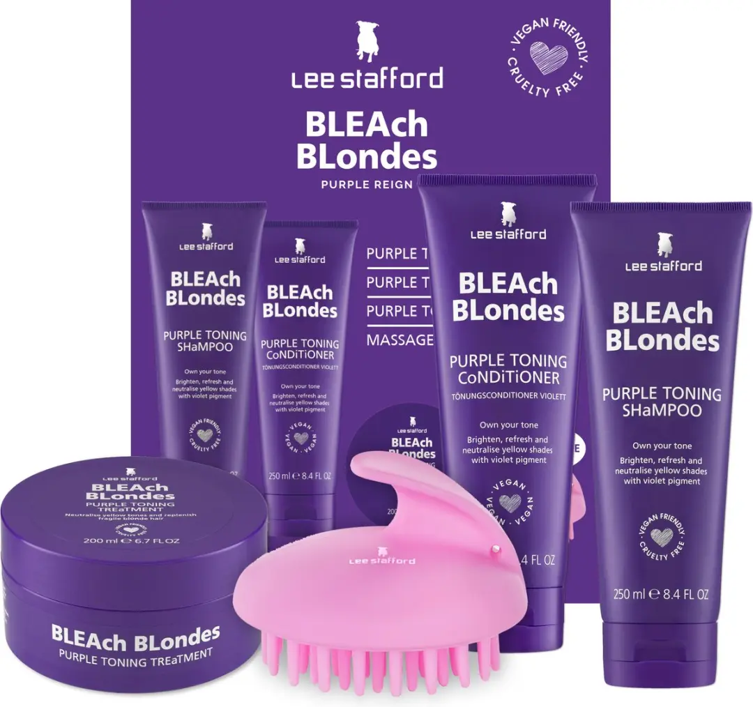 Lee Stafford Bleach Blondes Purple Toning Set
