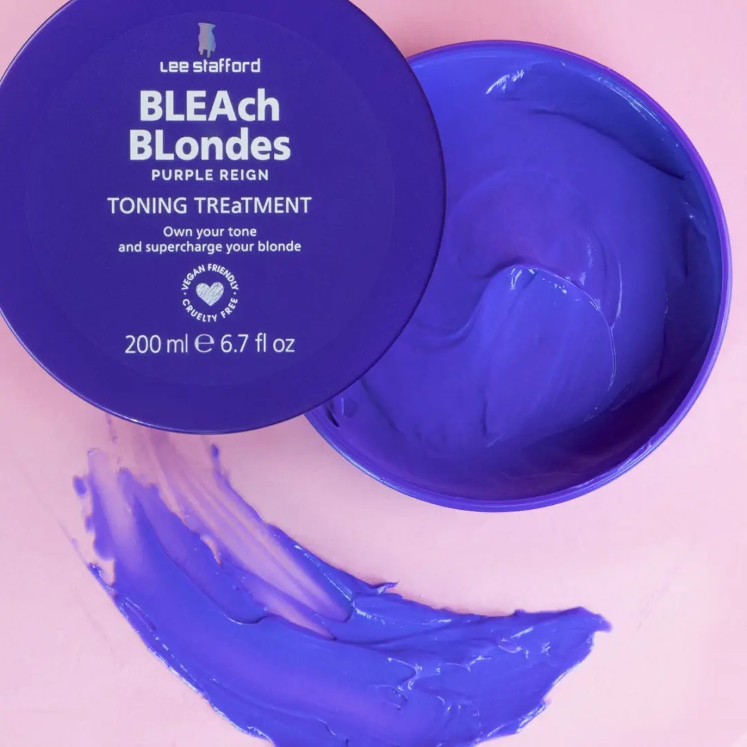 Lee Stafford Bleach Blondes Purple Toning Set - 4x250ml