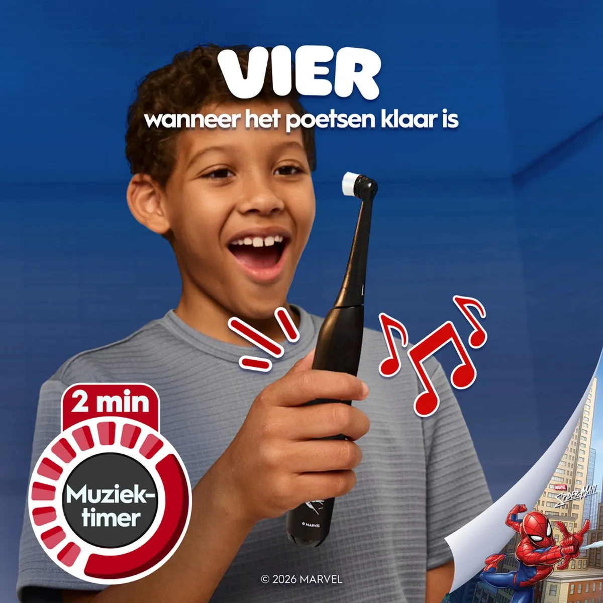 Oral-B iO Kids Marvel Spider-Man Elektrische Tandenborstel - 1 Opzetborstel