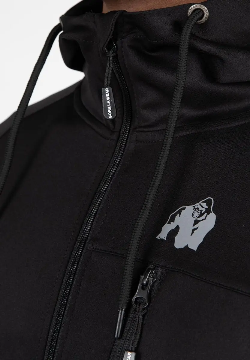 Gorilla Wear Scottsdale Trainingsjas - Zwart - 4XL