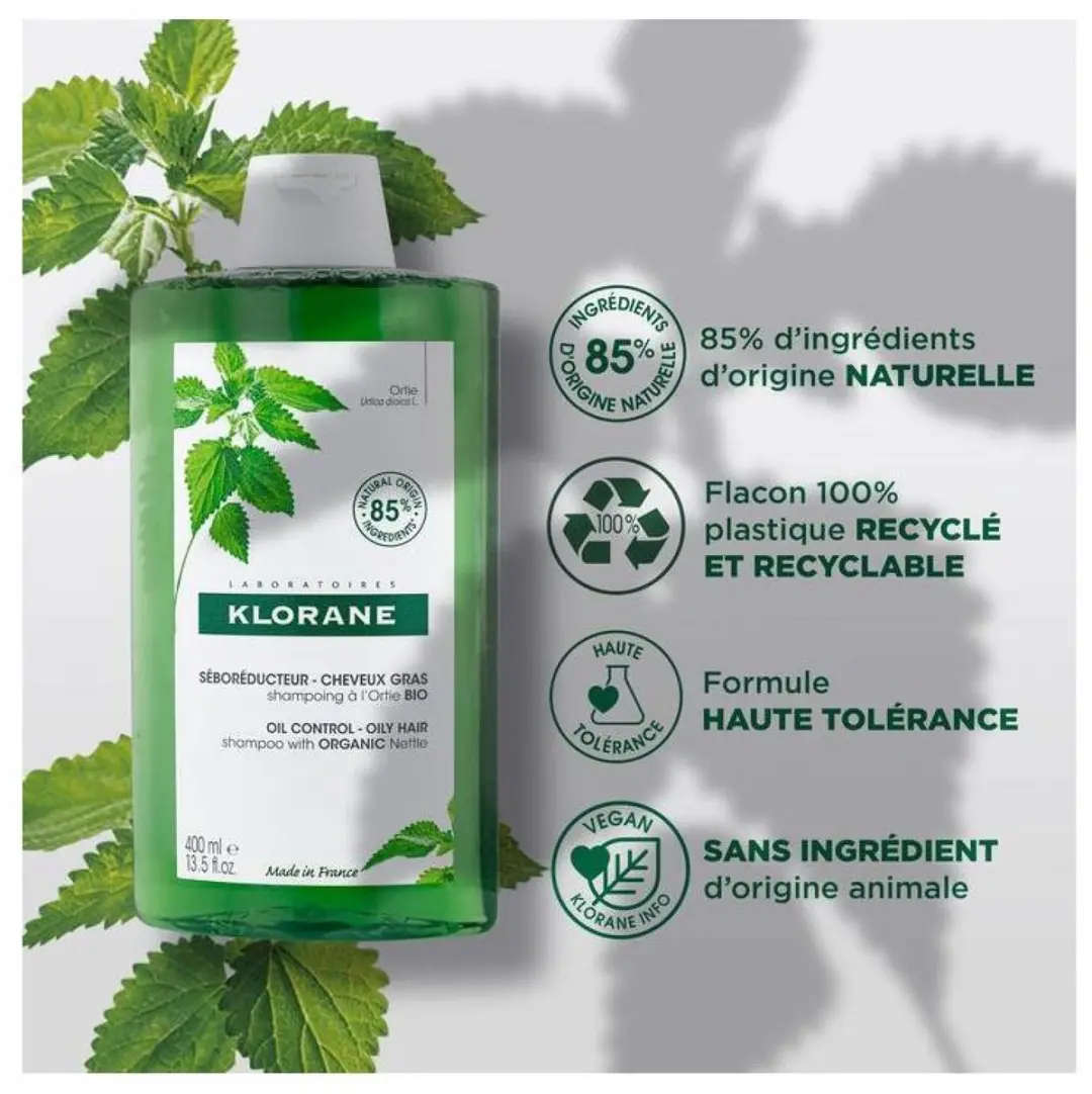 Klorane Ortiga Bio Shampoo 400ml