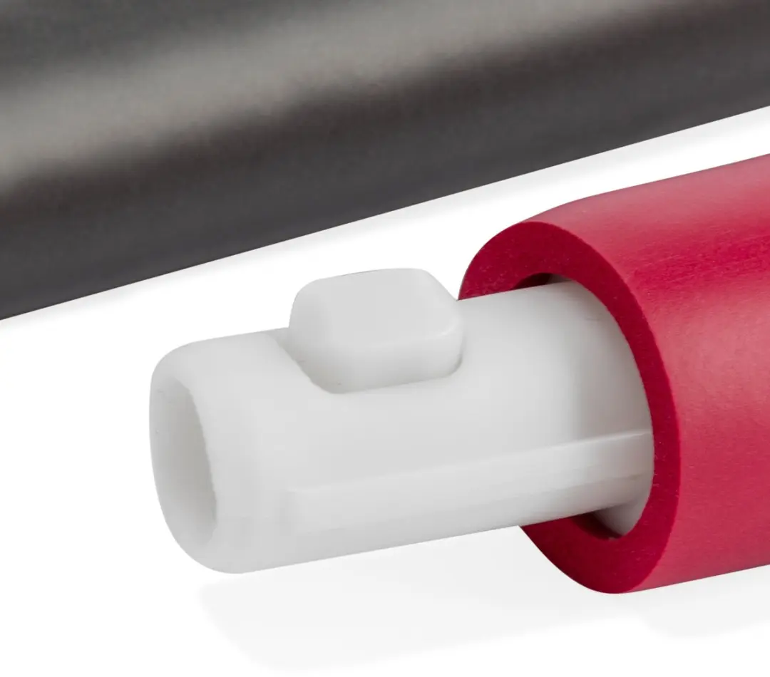 Virtufit Fitness Hoelahoep 100cm - 1,2kg - Grijs/Rood