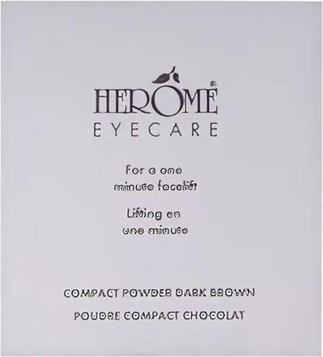 Herome Eye Care Wenkbrauwpoeder Donkerbruin - 28g