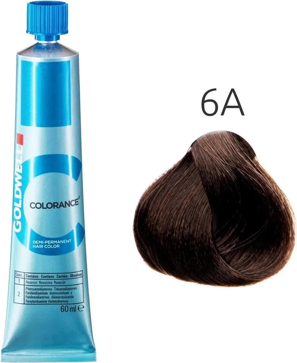 Goldwell Colorance Haarkleuring 6A 60ml
