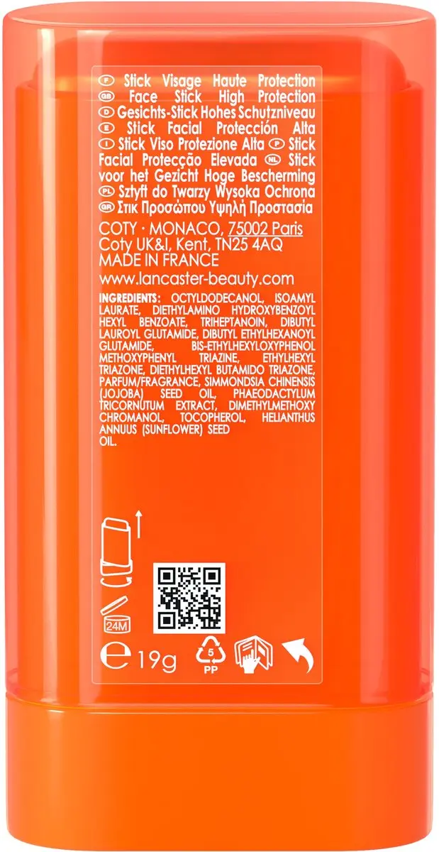 Lancaster Sun Beauty Face Stick SPF50 - 19g