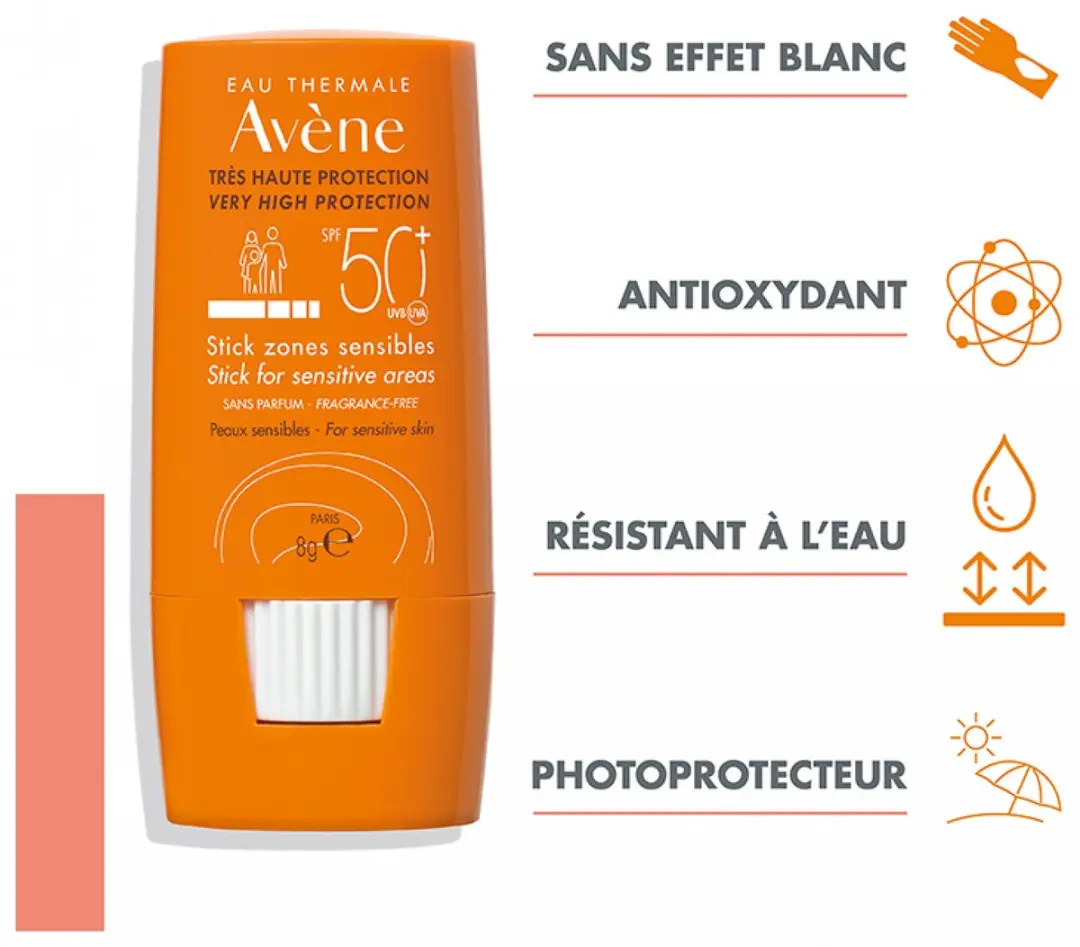 Avène Solaire Haute Sensitive SPF 50+ Stick 8ml