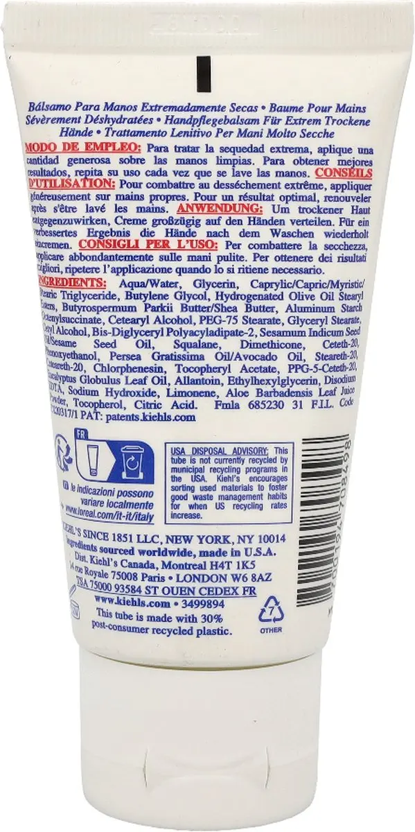 Kiehl's Ultimate Strength Handcrème 75ml