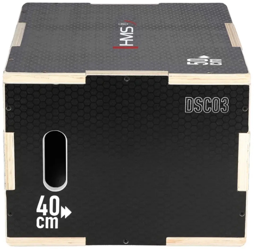 HMS Plyobox Hout DSC03 - 50x40x30cm - Zwart