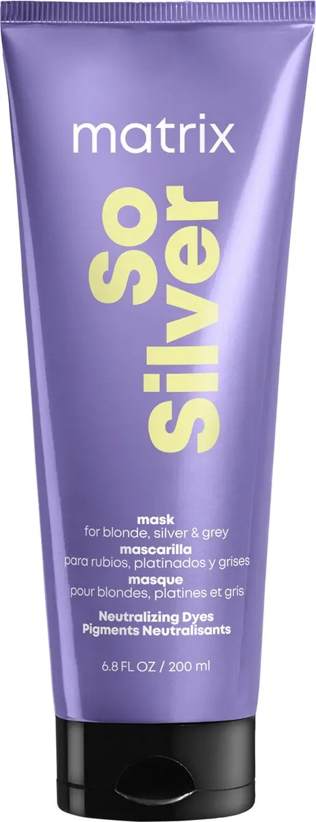 Matrix So Silver Mask Verzorgend Masker 200ml - Blond/Grijs/Wit