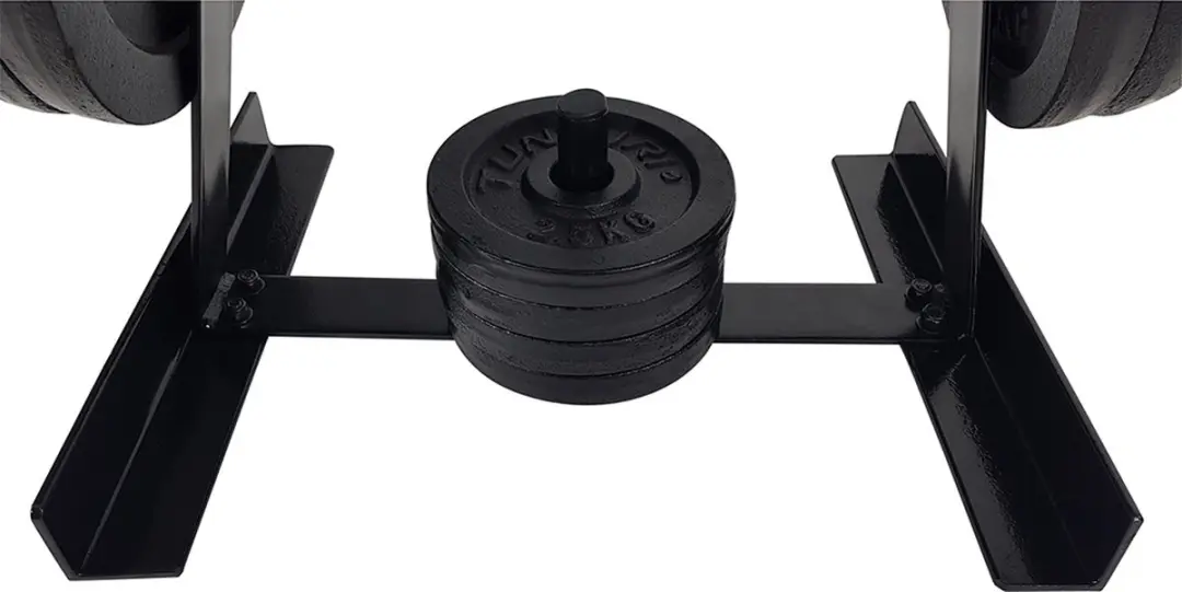 Tunturi Halterschijvenstandaard 30mm - Zwart