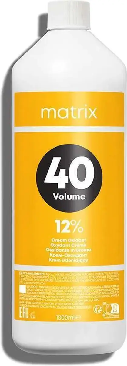 Matrix Cream Developer Oxidant 40 Vol 12% 1000ml