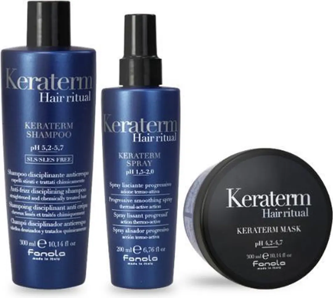 Fanola Keraterm Hair Ritual Spray 200ml - Gestraight haar