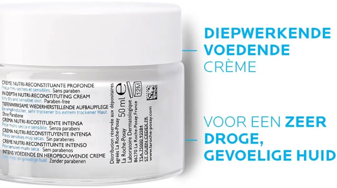 La Roche-Posay Nutritic Intense Crème 50ml - Zeer Droge Huid