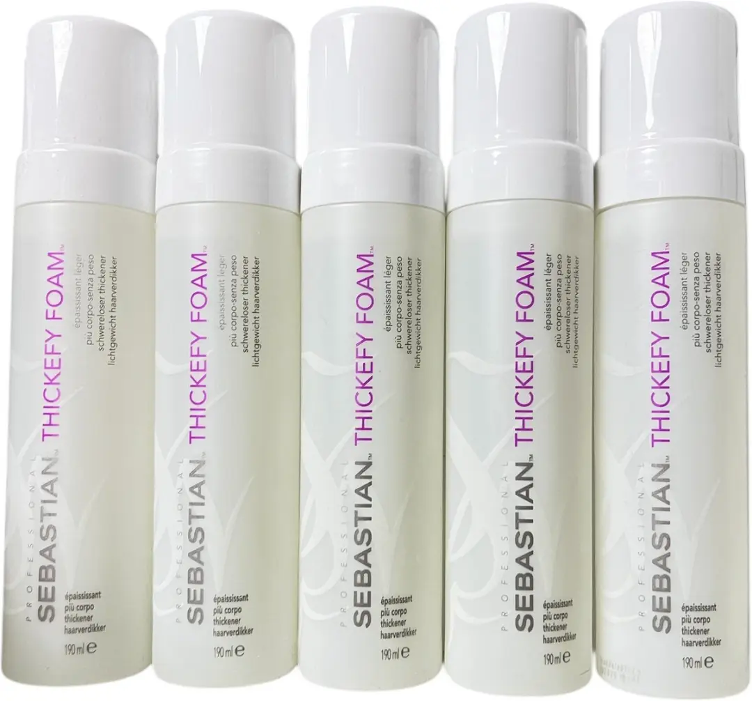 Sebastian Professional Thickefy Foam 190ml - 5 Stuks