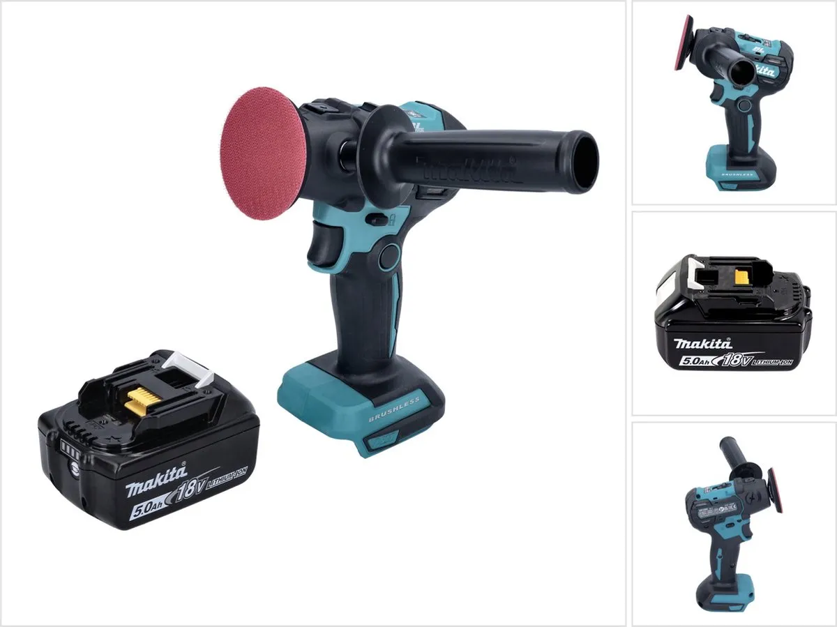 Makita DPV300 T1 Accu-Polijstmachine 18V