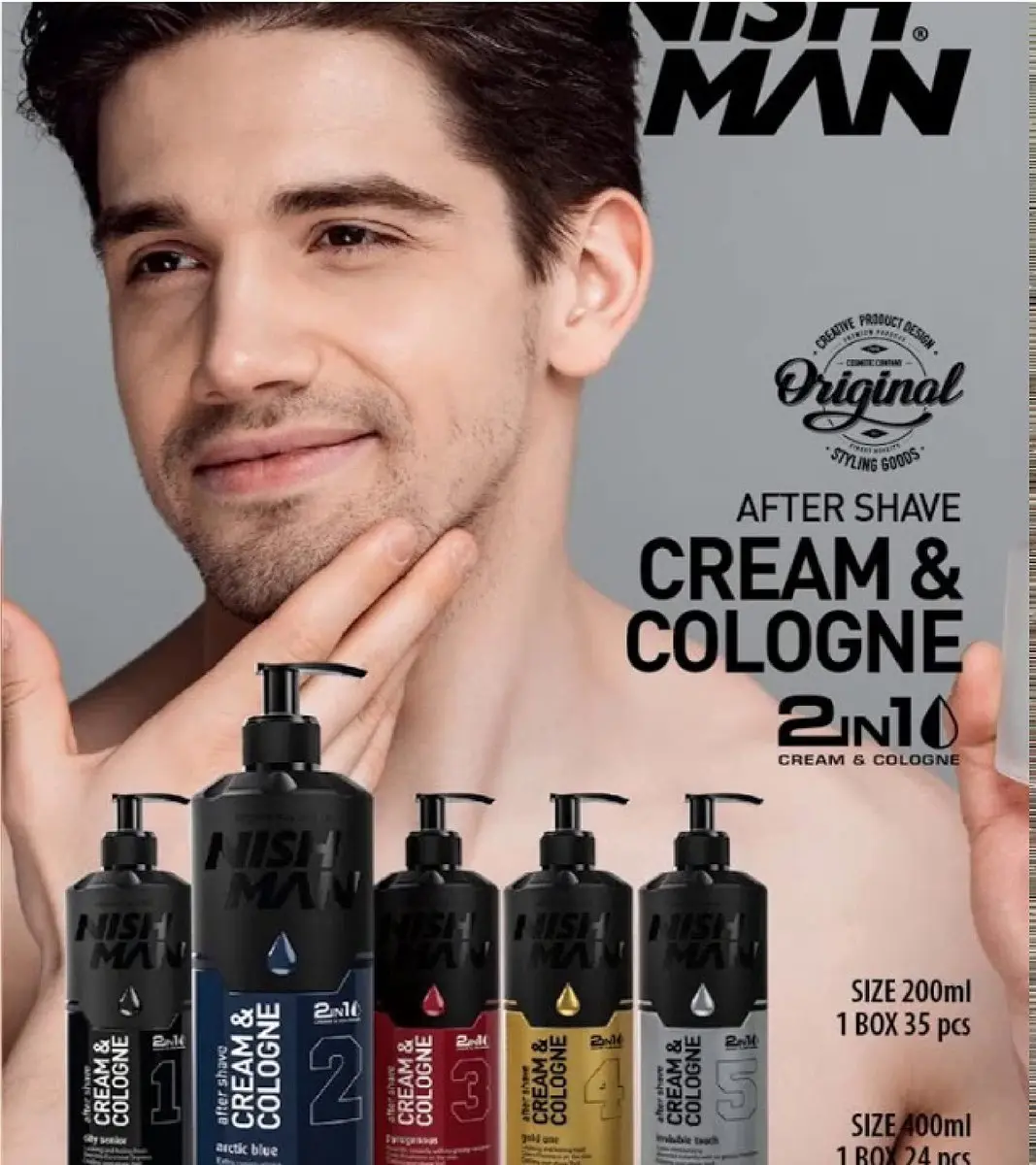 Nishman After Shave Cologne No. 05 Volcano 400ml - afbeelding 6 van 6