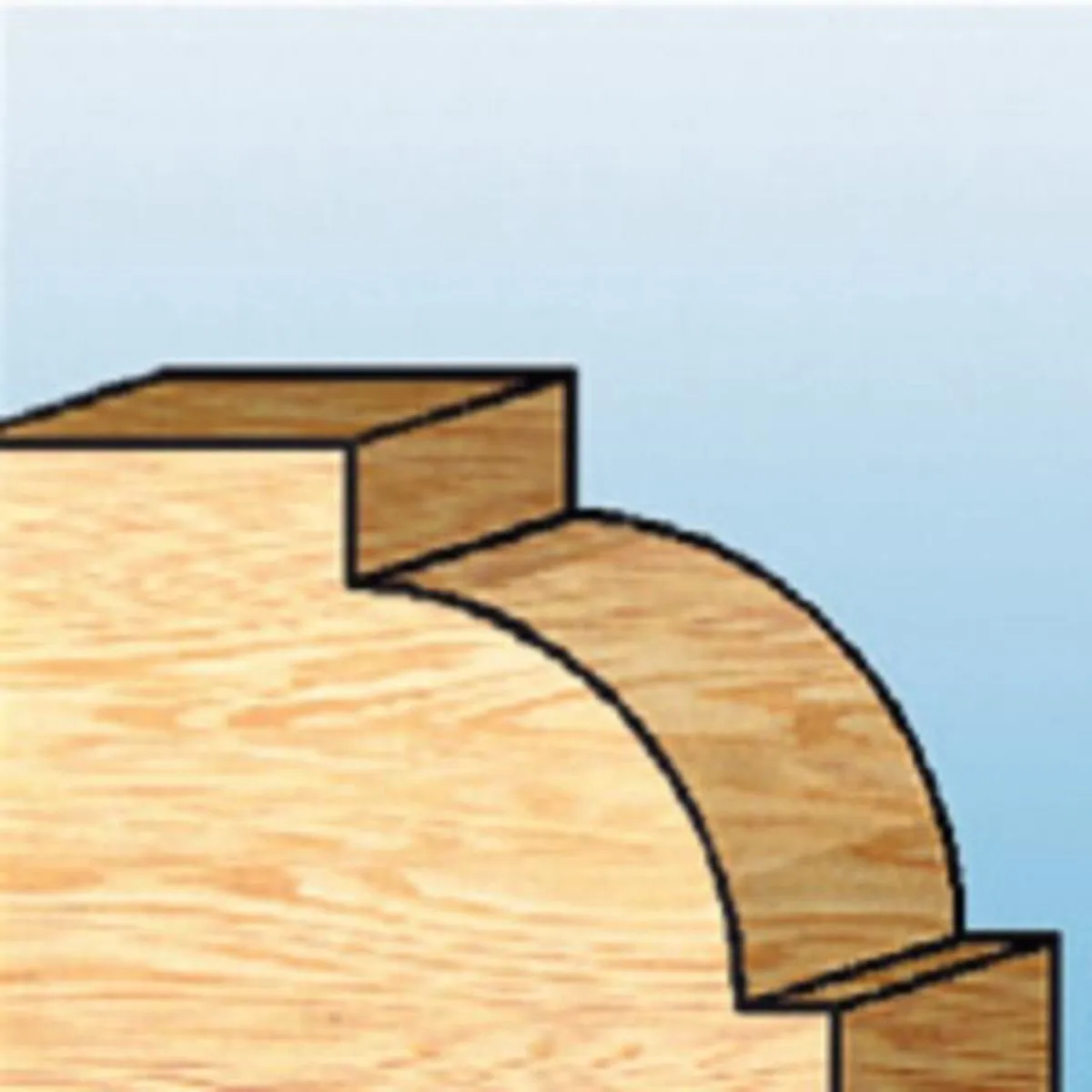 Makita Rondfrees D-09547 - 28,6x12mm