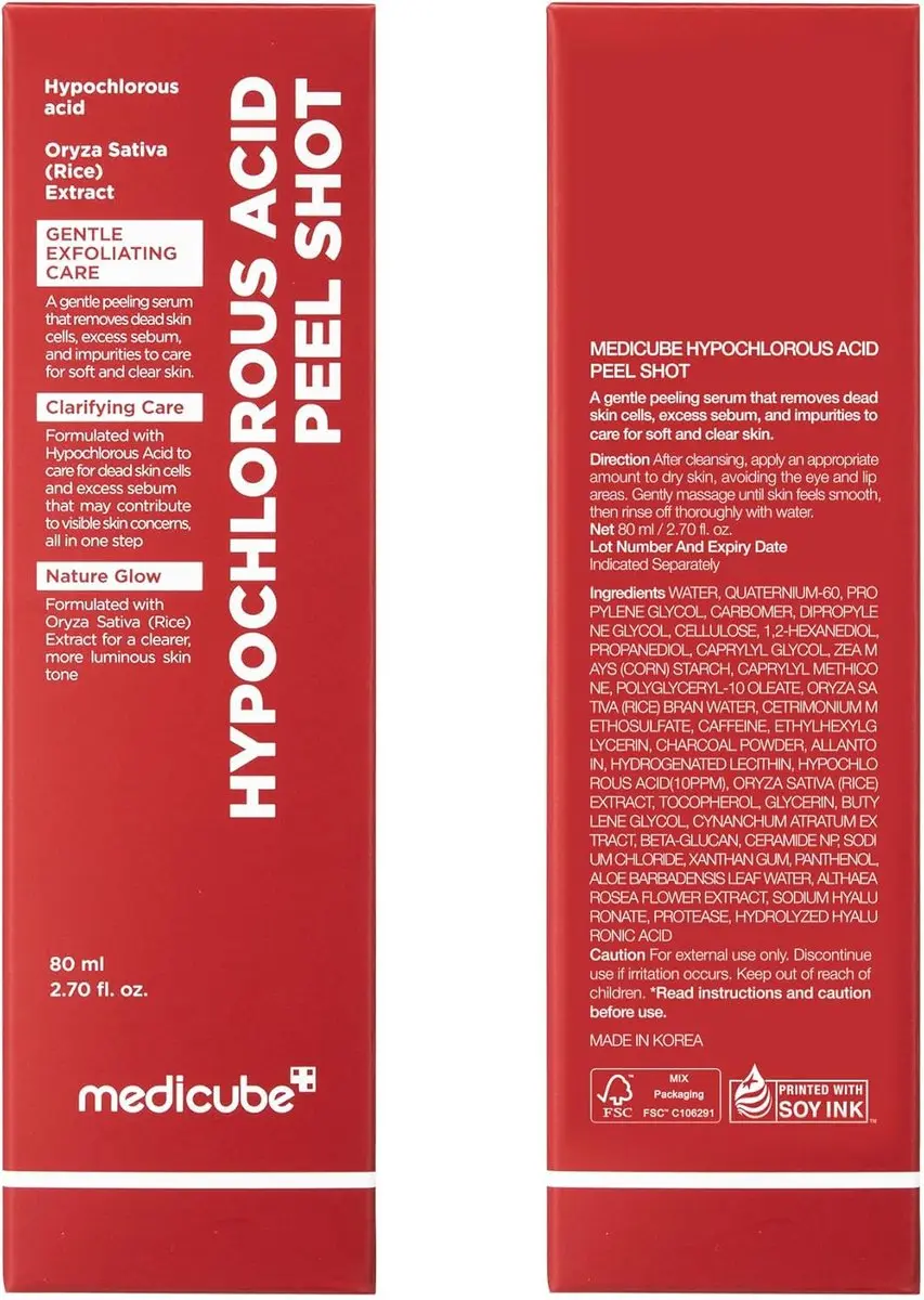 Medicube Hypochlorous Acid Peel Shot Gezichtsserum 80ml