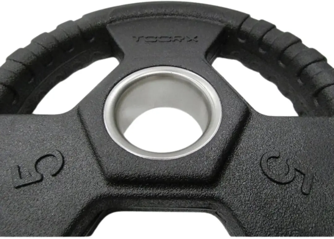 Toorx Rubber Olympische Halterschijf 50mm 5kg - Zwart