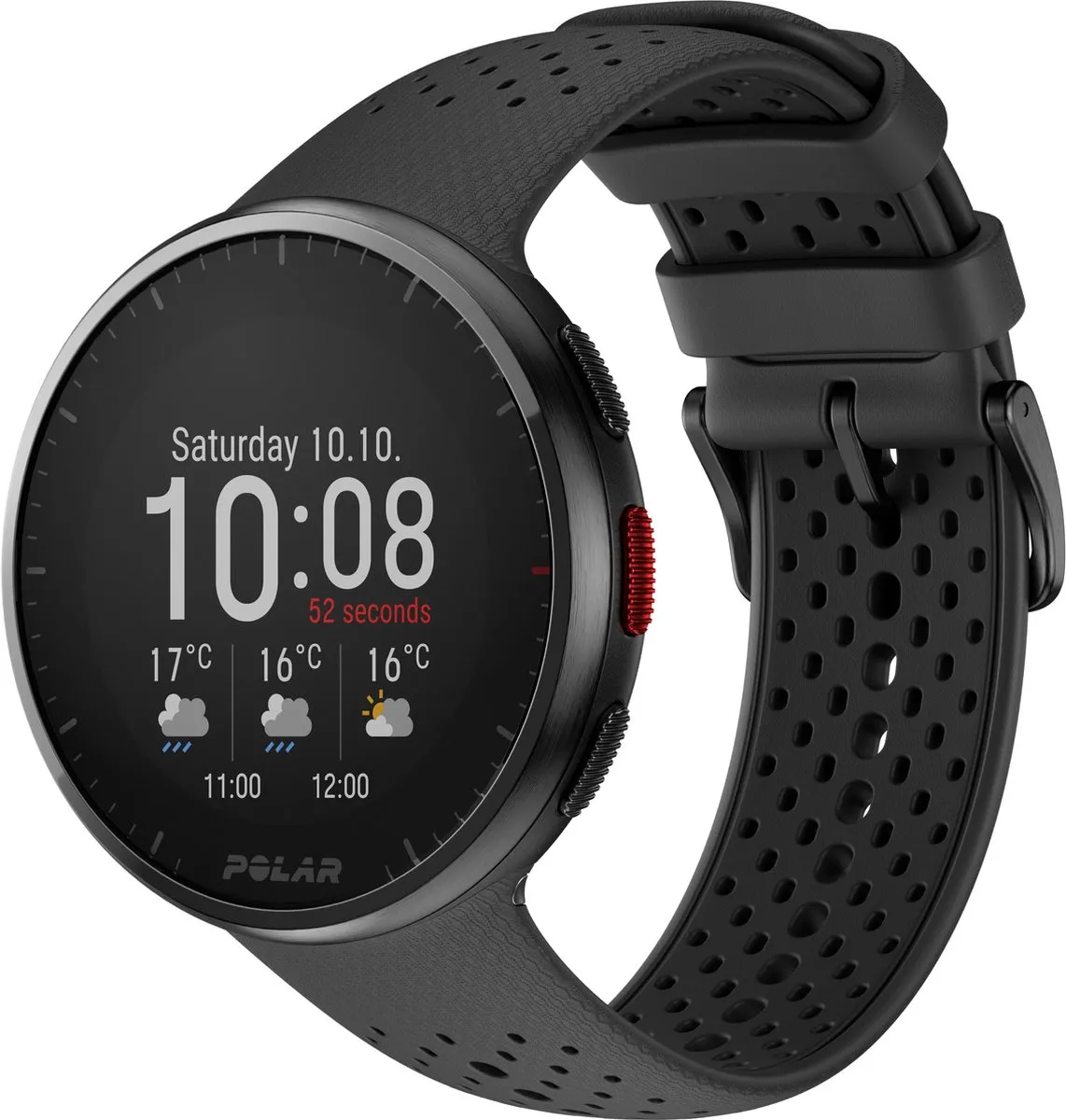 Polar Pacer Pro GPS Hardloophorloge - Carbon Gray - 45mm