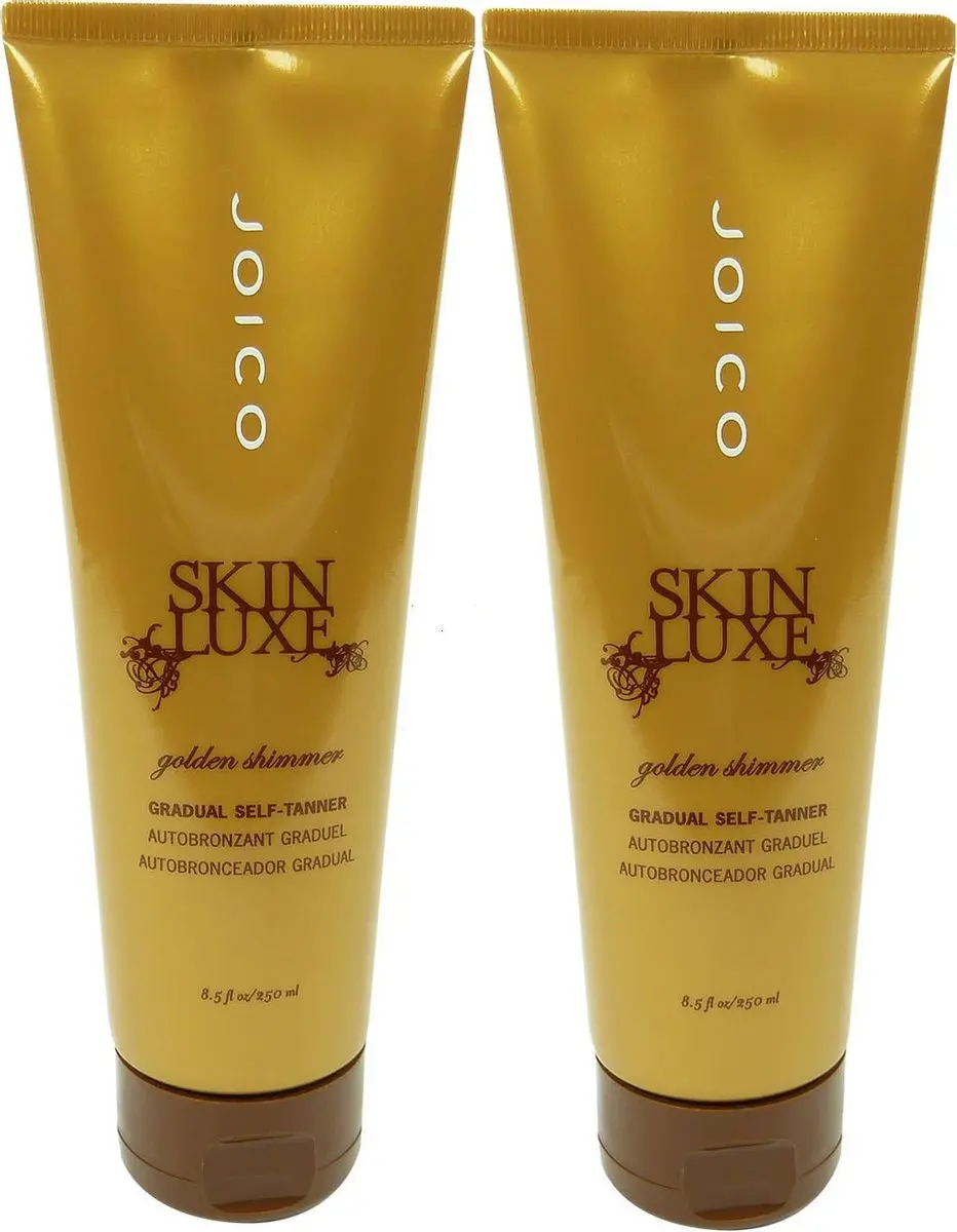 Joico Skin Luxe Golden Shimmer Self Tanner 2x250ml
