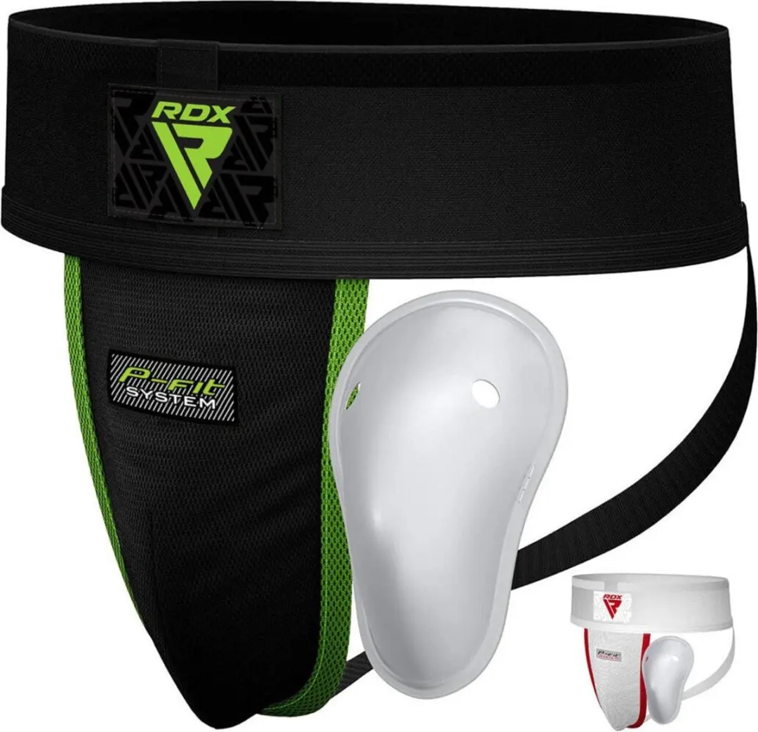 RDX Sports H1+ Kruisbeschermer Gel Cup - Zwart - Maat L