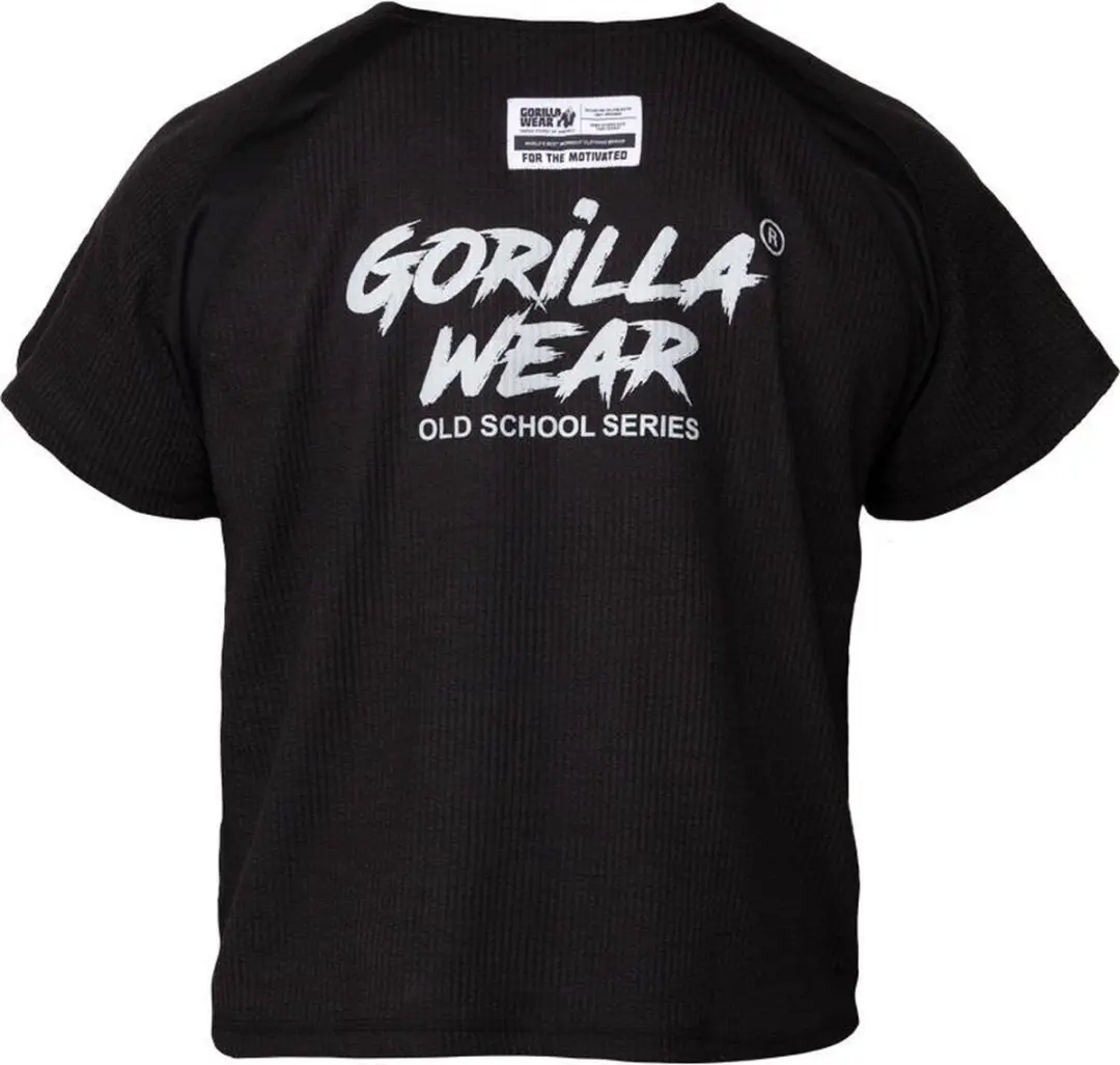 Gorilla Wear Augustine Old School Work Out Top - Zwart - S/M