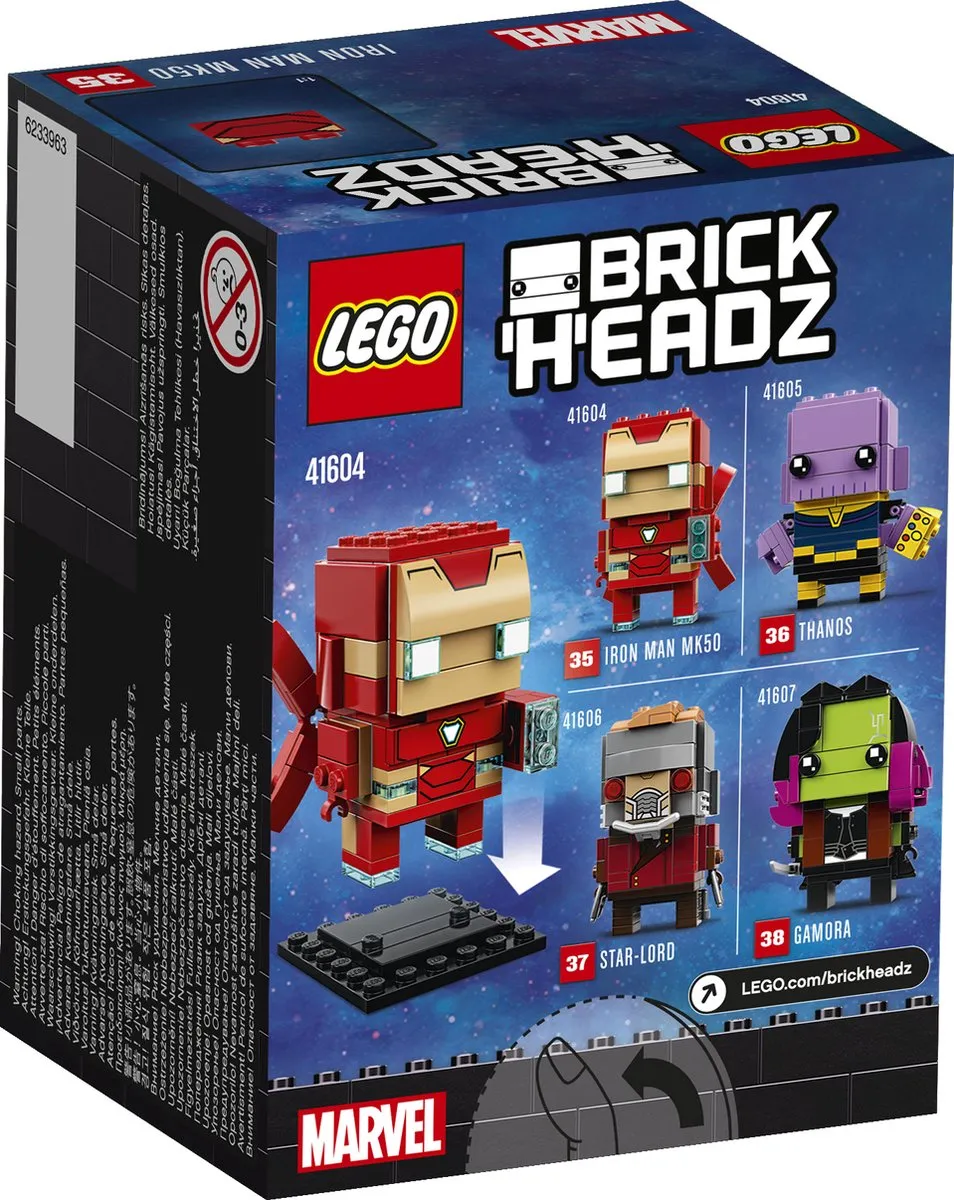 LEGO BrickHeadz Marvel Iron Man MK50 - 101 Stenen