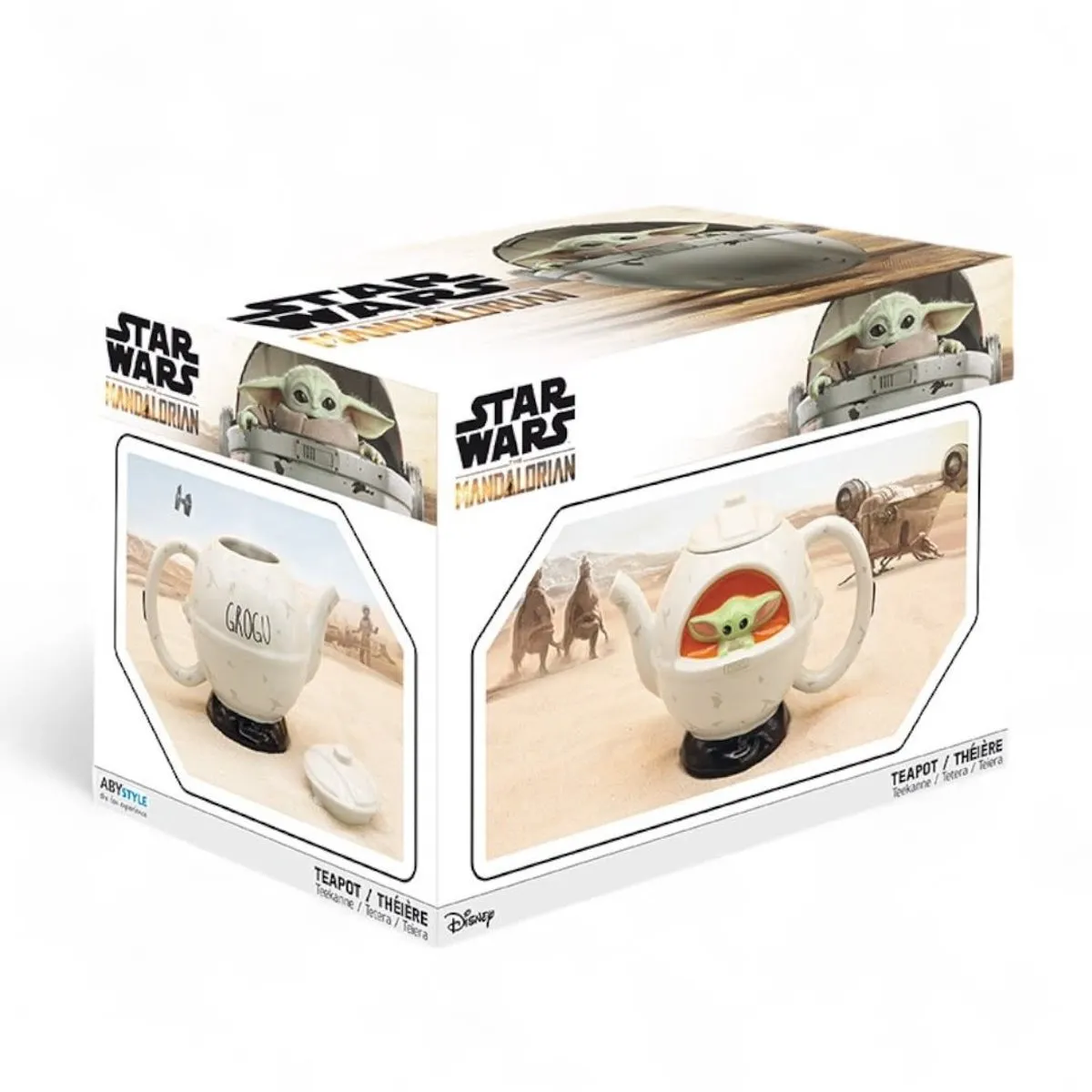 Star Wars The Mandalorian Grogu Spaceship Theepot - Multicolor - afbeelding 5 van 6