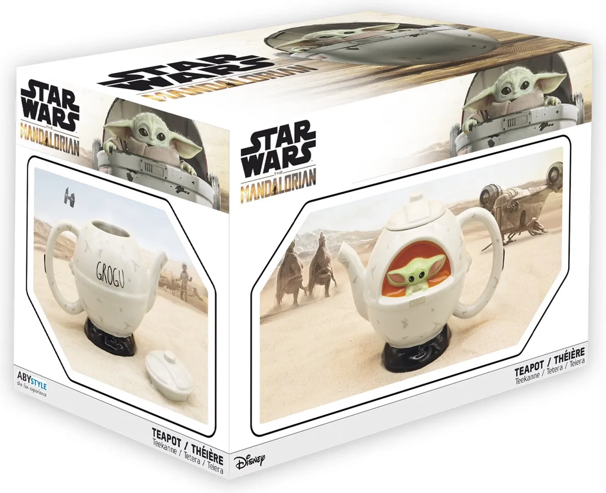Star Wars The Mandalorian Grogu Spaceship Theepot - Multicolor - afbeelding 2 van 6