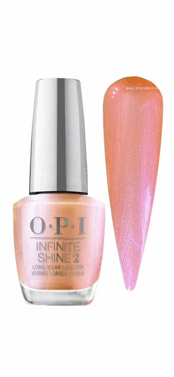O.P.I Infinite Shine Nagellak Coral Chroma - 27ml - 2 Stuks