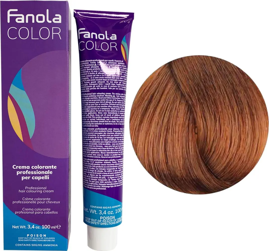Fanola Professional Haarverf 8.34 Light Blonde Golden Copper 150ml
