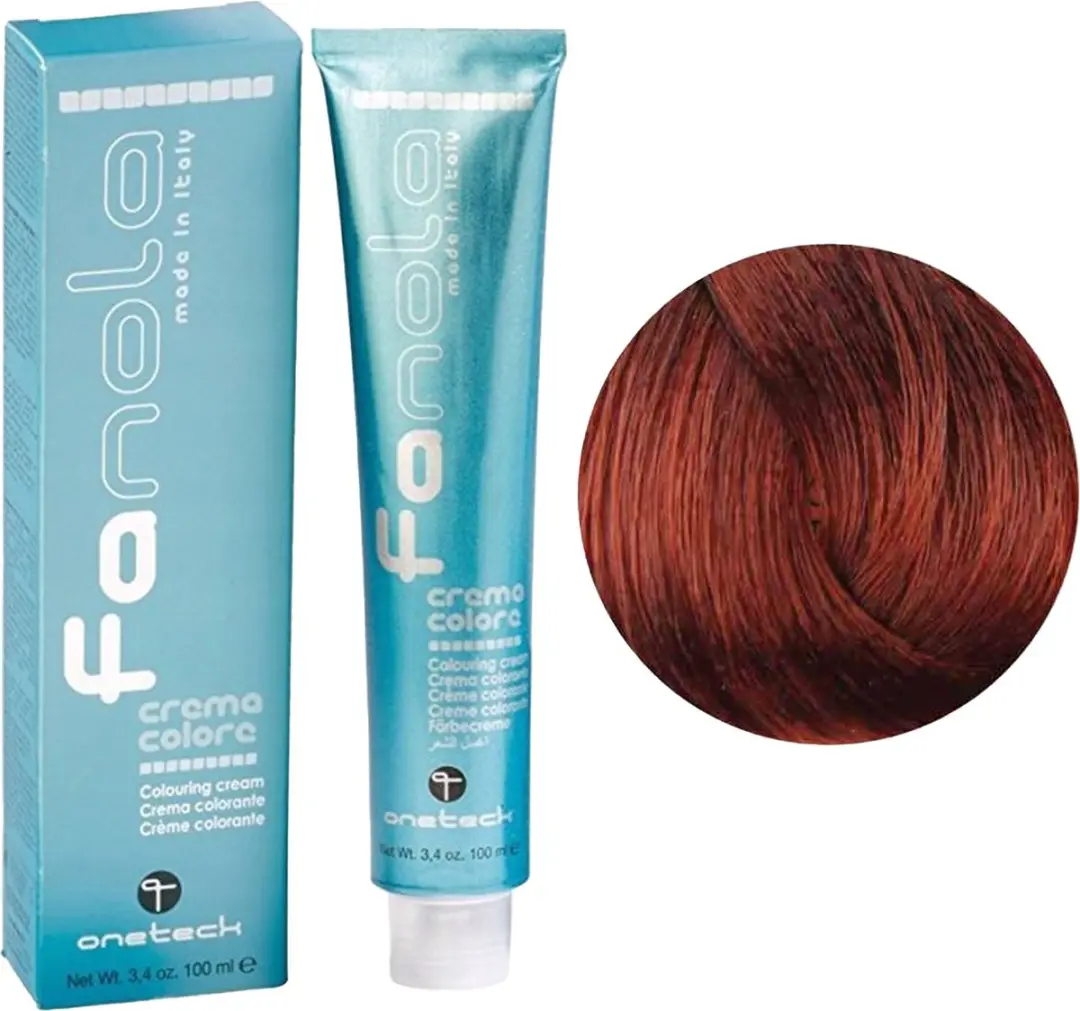 Fanola Professional Colouring Cream 6.44 Donker Blond Intens Koper