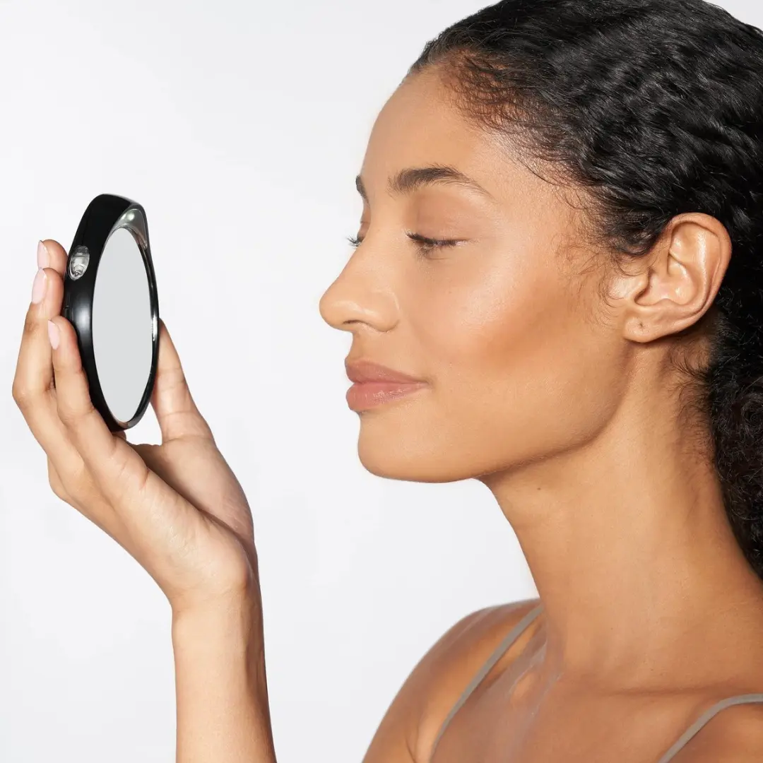 Tweezerman Tweezermate Verlichte Make-up Spiegel 10x - Zwart