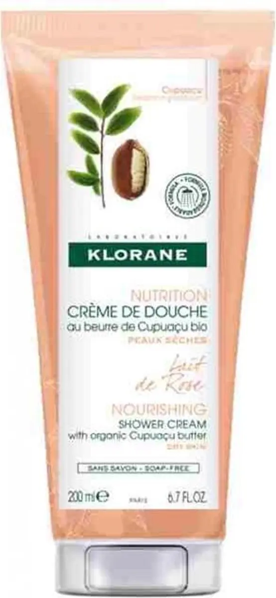 Klorane Lichaamsdouchecrème Roze 200ml