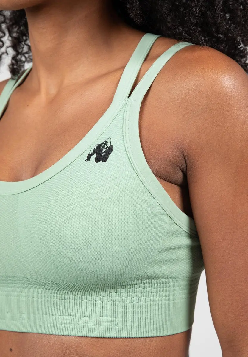 Gorilla Wear Whitney Seamless Sportbeha L/XL - Groen