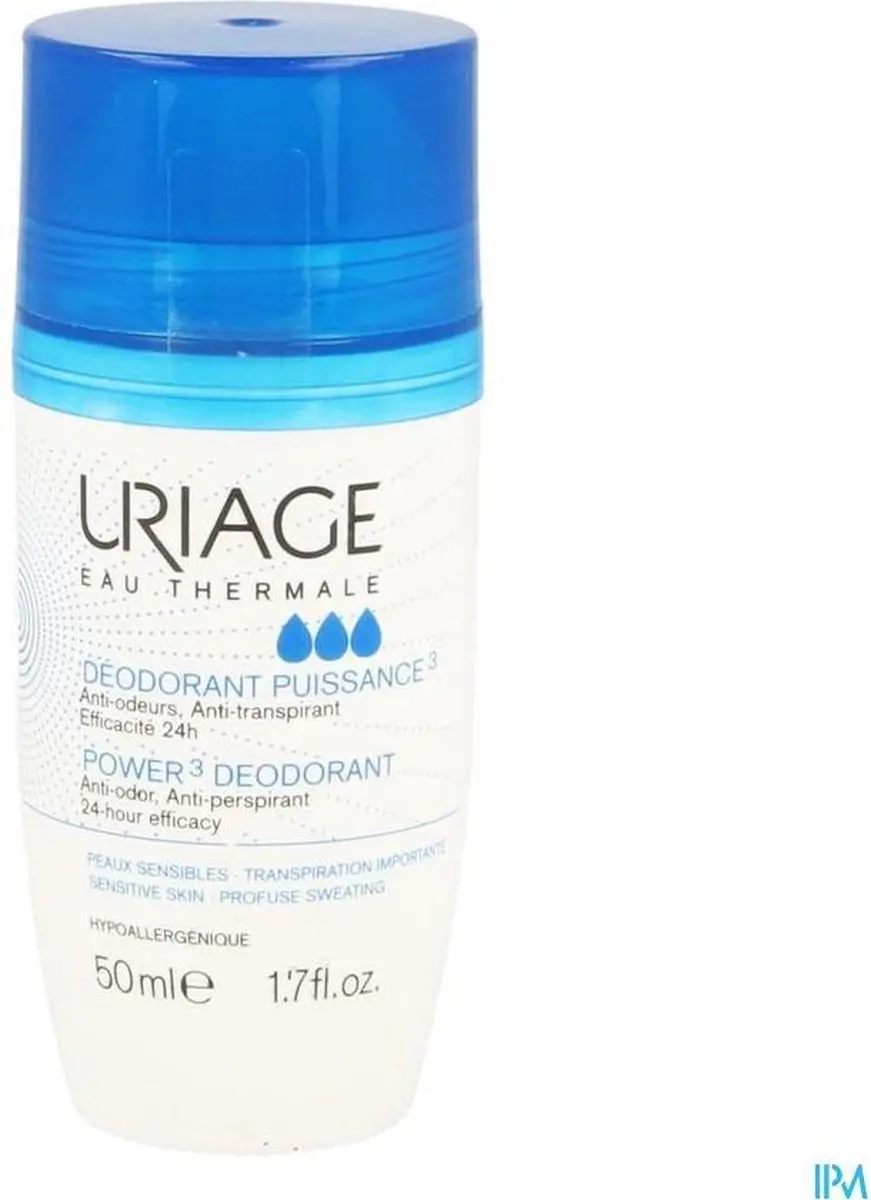 Uriage Roll-on Hygiëne Déodorant Puissance 100ml - afbeelding 3 van 5