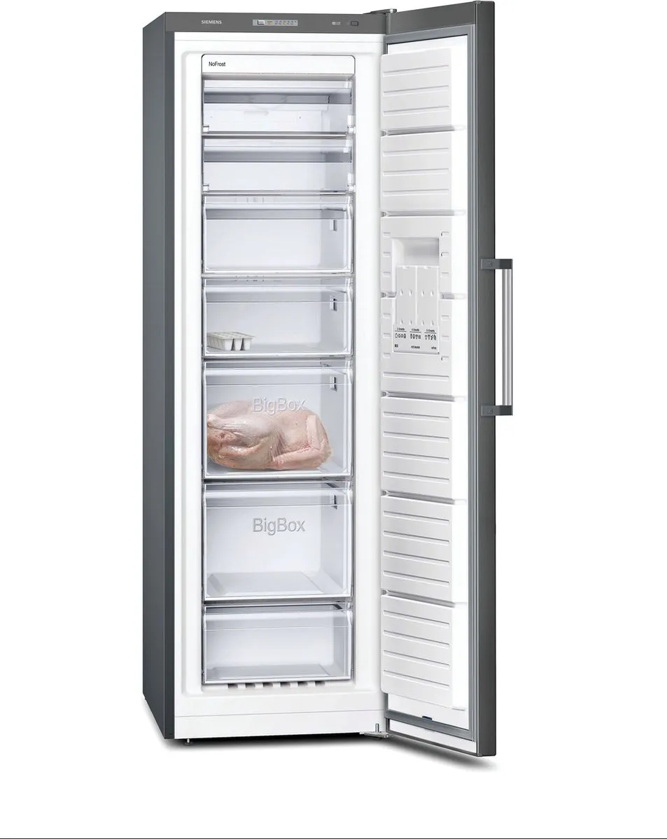 Siemens iQ300 GS36NVXEV Diepvriezer - 242L - Zwart