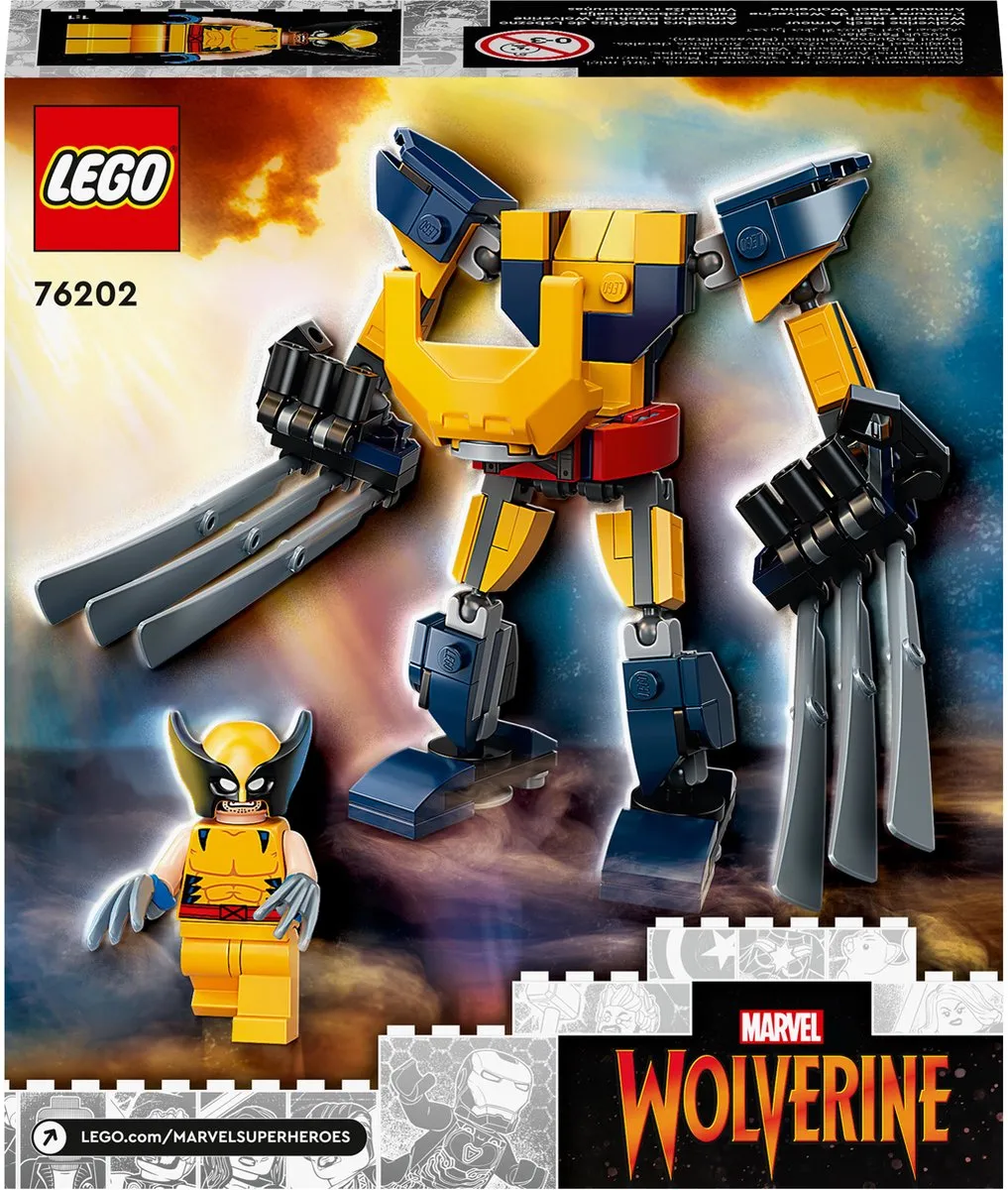 LEGO Marvel Wolverine Mechapantser 76202 - 141 Stukken - afbeelding 6 van 6