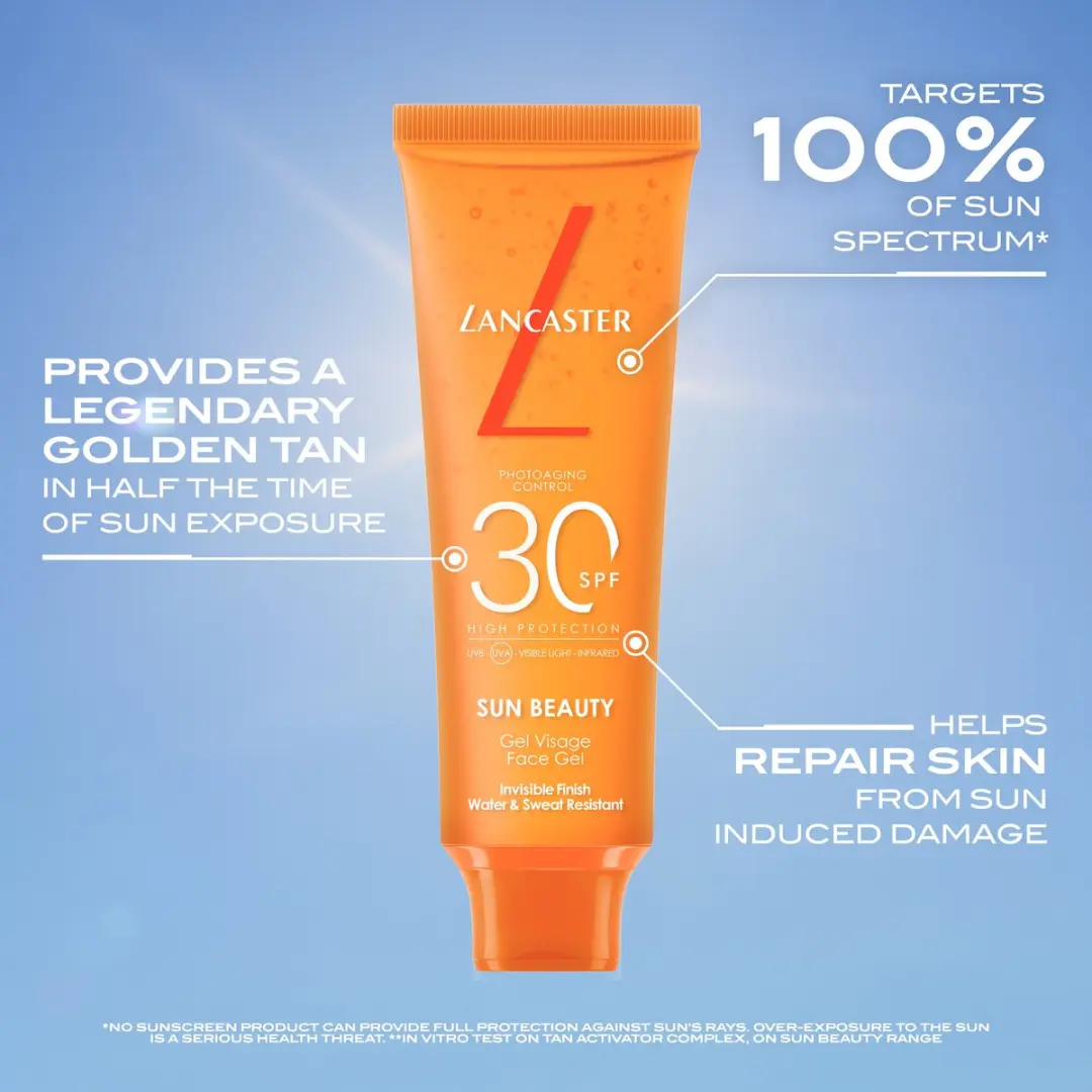 Lancaster Sun Beauty Face Gel SPF30 50ml - afbeelding 6 van 6