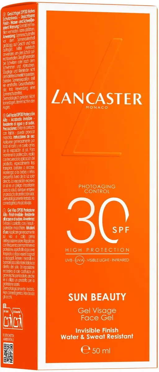 Lancaster Sun Beauty Face Gel SPF30 50ml