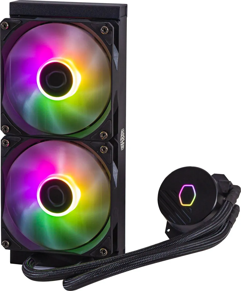 Cooler Master MasterLiquid 240L Core MLW-D24M-A18PZ-R1 - 2x120mm - Zwart - afbeelding 6 van 6