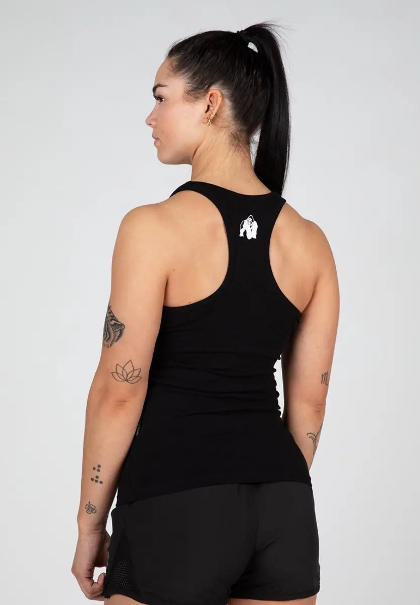 Gorilla Wear Verona Tank Top - Zwart - afbeelding 6 van 6