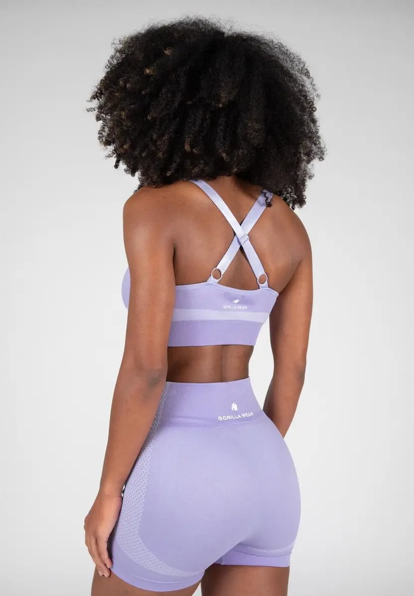 Gorilla Wear Selah Seamless Sportbeha L/XL - Lila