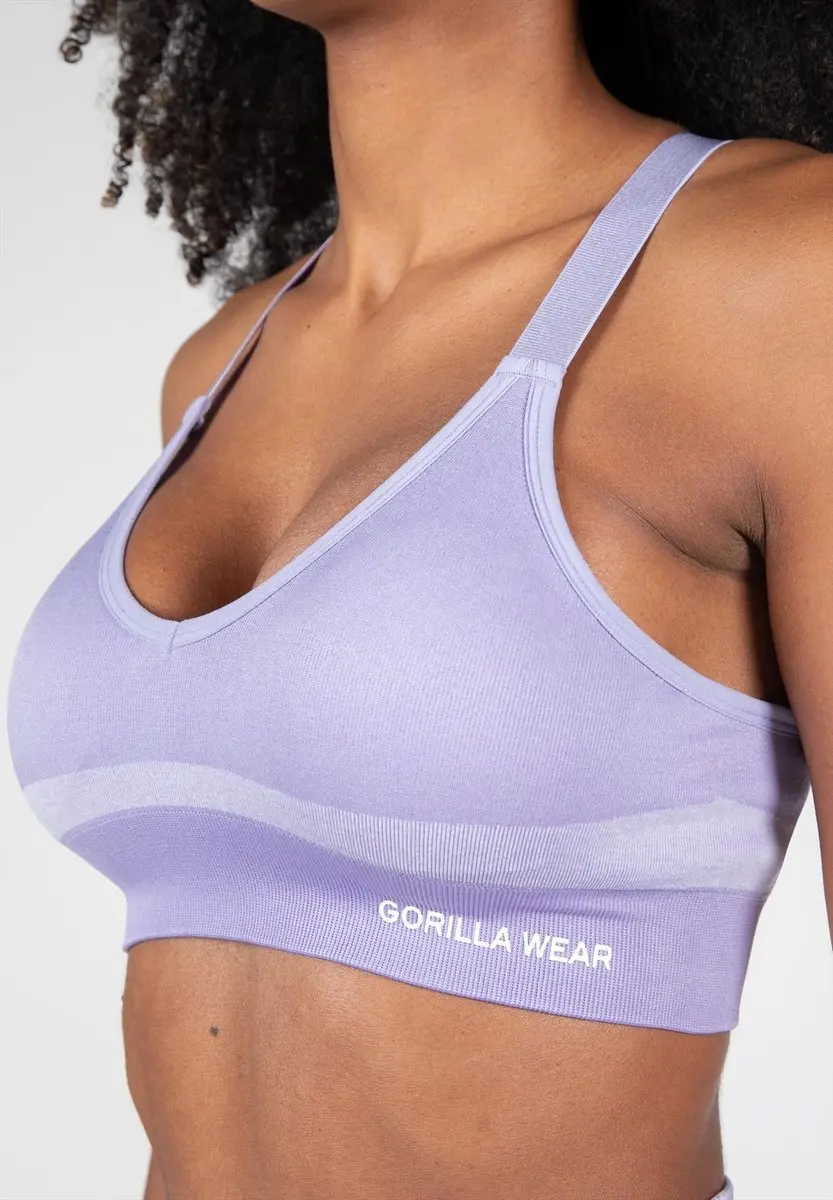 Gorilla Wear Selah Seamless Sportbeha L/XL - Lila