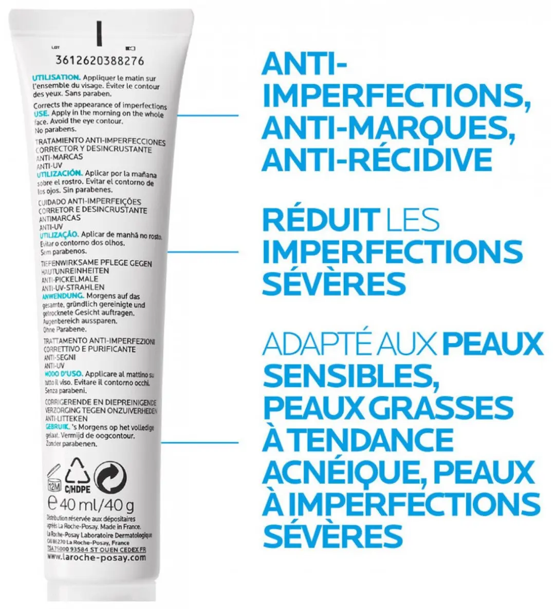 La Roche-Posay Effaclar Duo+ SPF30 - 40ml - afbeelding 6 van 6
