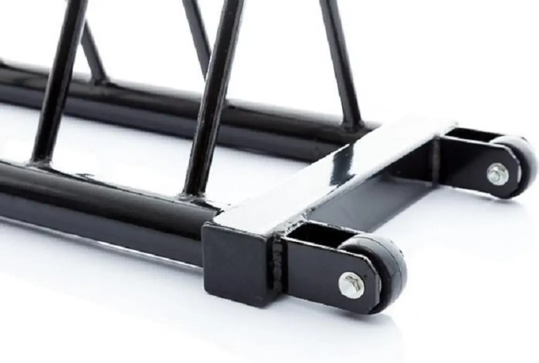 Muscle Power Opbergrek voor 8 Bumper Plates - Zwart