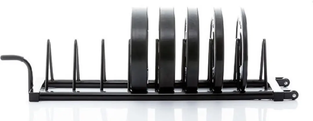 Muscle Power Opbergrek voor 8 Bumper Plates - Zwart - afbeelding 6 van 6