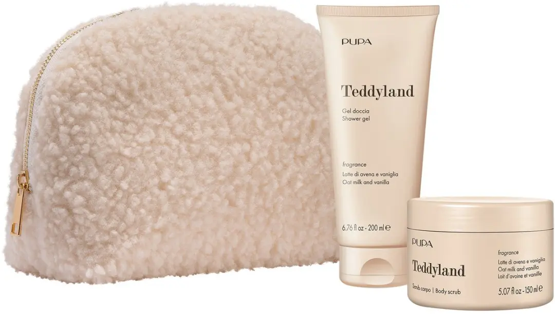 Pupa Milano Teddyland Douchegel & Scrub Oat Milk & Vanilla 350ml
