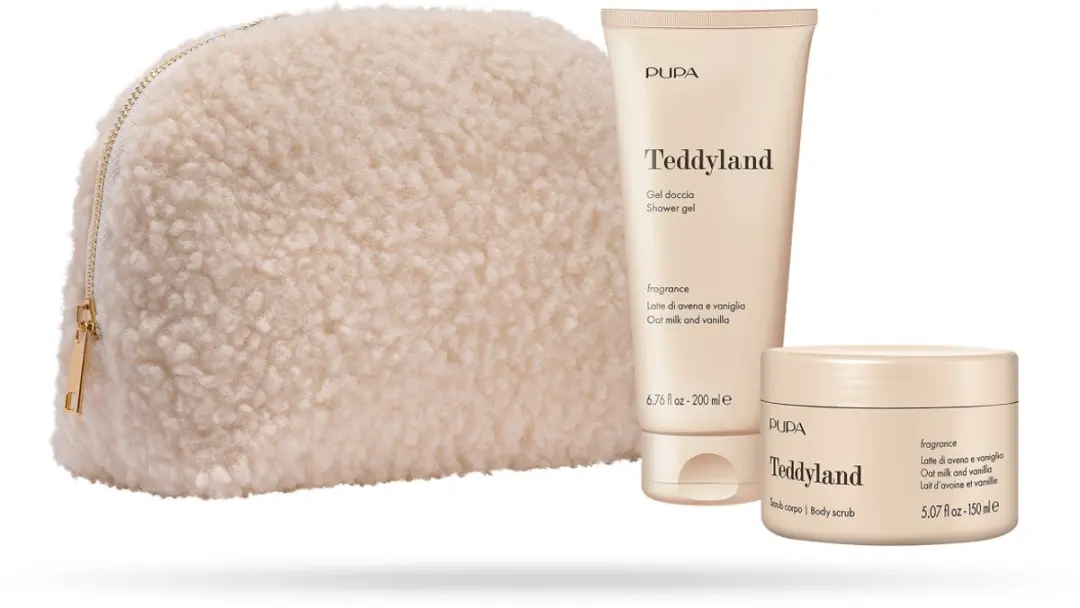 Pupa Milano Teddyland Douchegel & Scrub Oat Milk & Vanilla 350ml